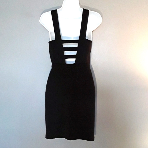F21 Black Ladderback Tank Dress, M - Picture 4 of 4